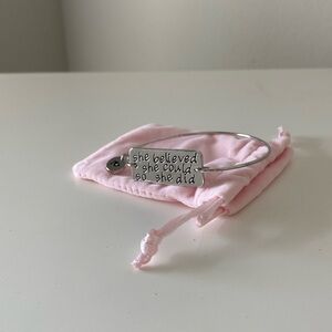 She Believed Graduation Bracelet NWT